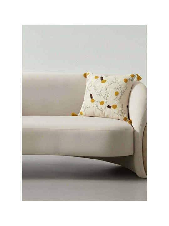 SteweHome Decorative Pillow Case Beige 42x42cm
