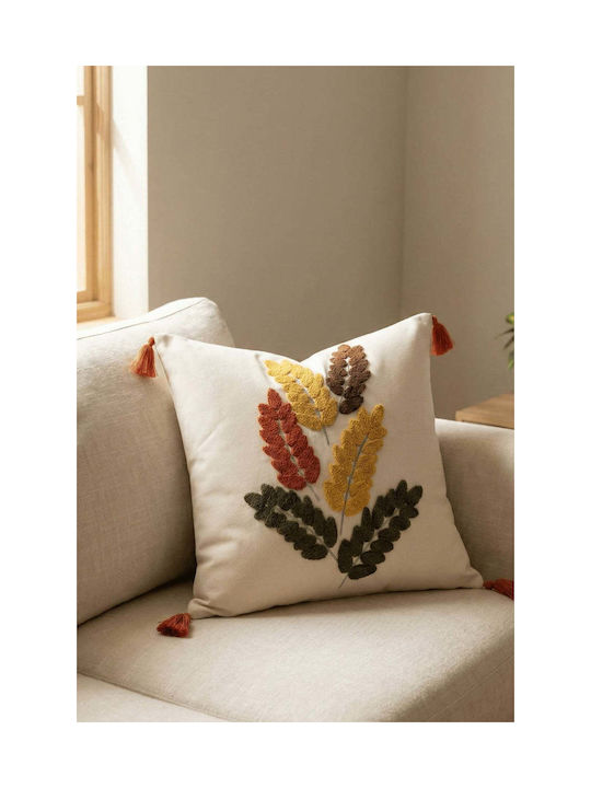 SteweHome Decorative Pillow Case Beige 42x42cm