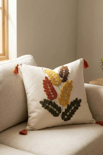 SteweHome Decorative Pillow Case Beige 42x42cm