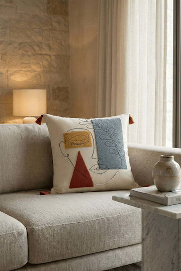 SteweHome Μαξιλαροθήκη Μπεζ 42x42εκ.