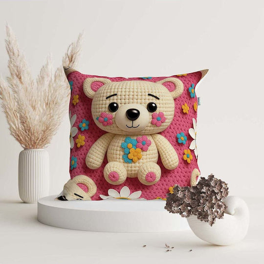 SteweHome Dekorativer Kissenbezug Rosa 43x43cm