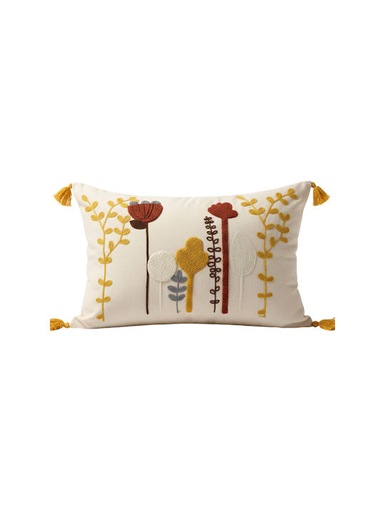 SteweHome Decorative Pillow Case Beige 35x55cm