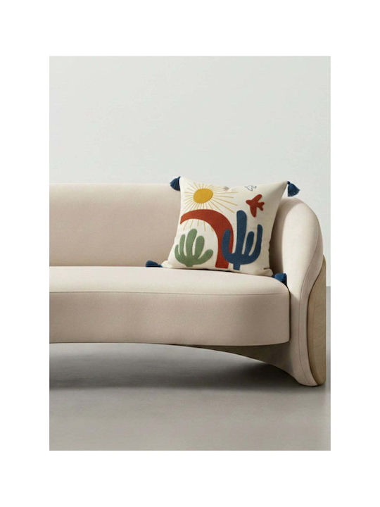 SteweHome Decorative Pillow Case Beige 42x42cm
