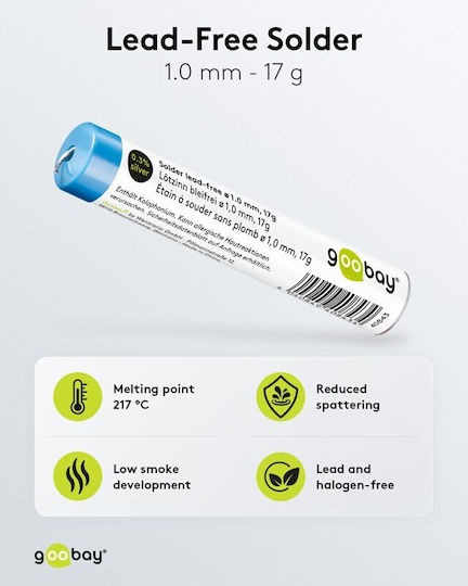 Goobay 45242 Καλάι Κόλλησης 1mm 17gr