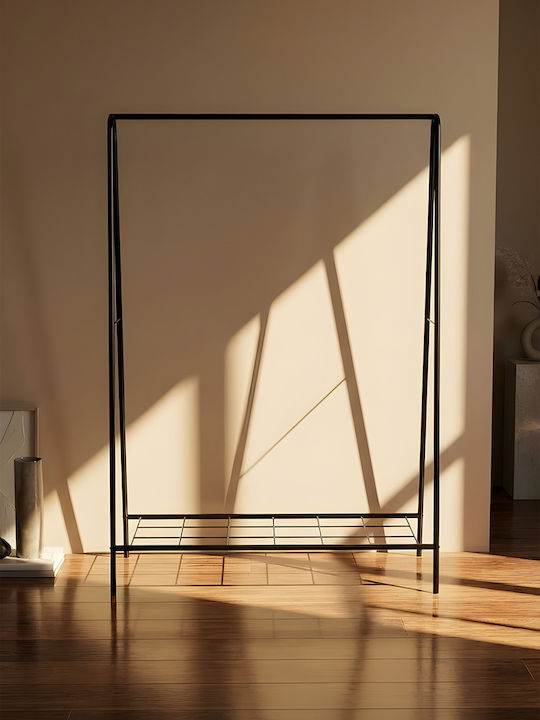 SteweHome SteweHome Kleiderständer aus Metall Schwarz 100x100x152cm