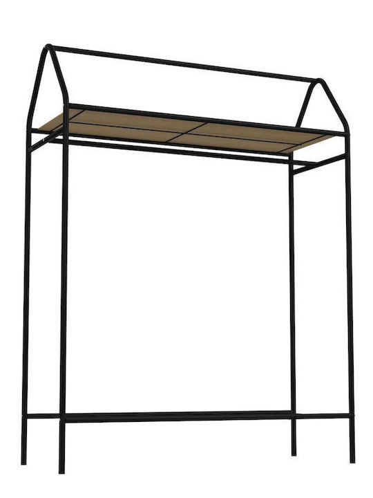 SteweHome SteweHome Kleiderständer aus Metall Schwarz 104x143cm