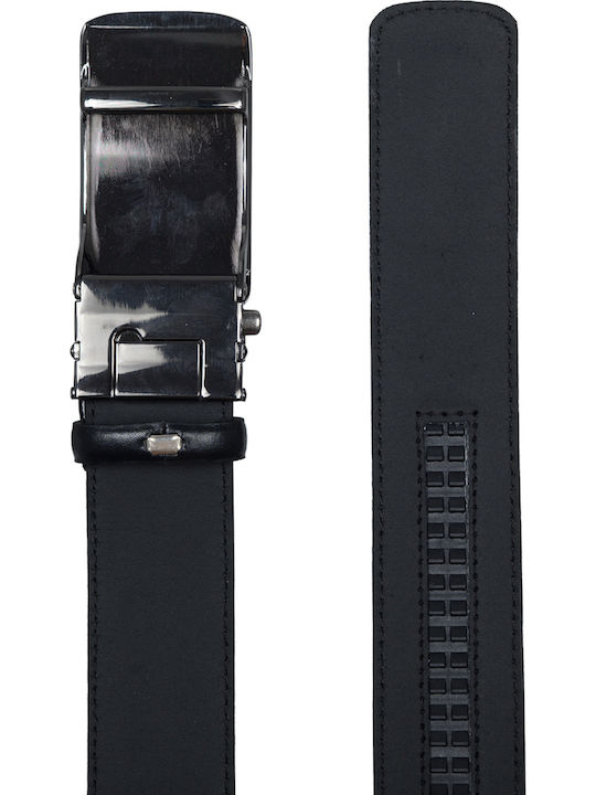 Herren Gürtel Leder Schwarz
