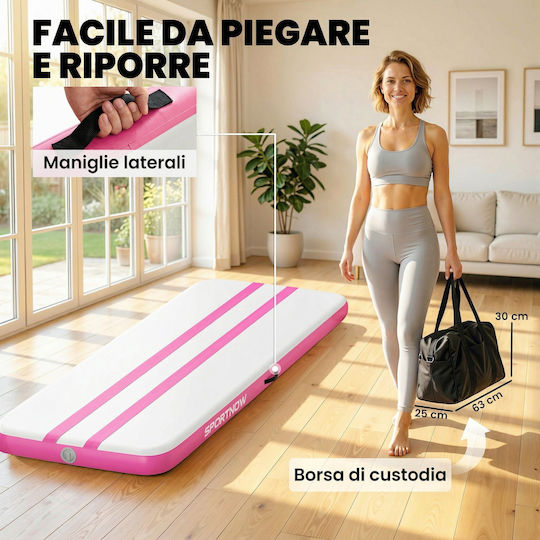 Sportnow Trainingsmatte Gerätetraining Rosa Länge 500cm