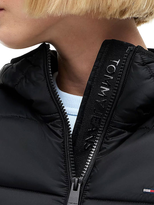 Jachetă Puffer Damă de Iarnă Neagră
