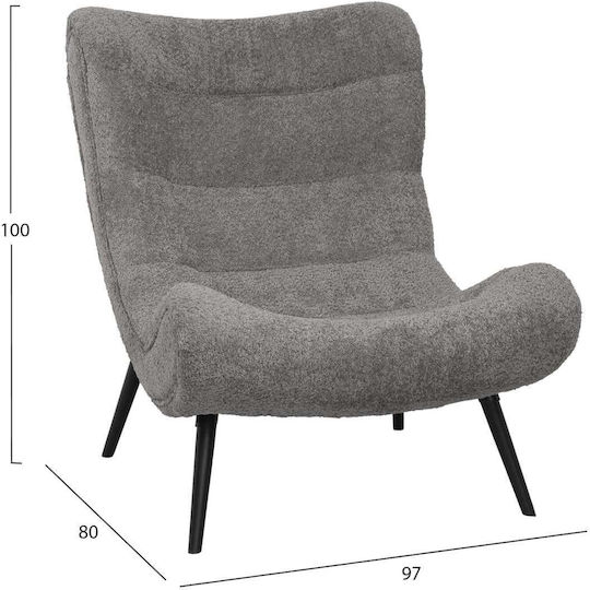 Πολυθρόνα με Υποπόδιο 97x80x100cm