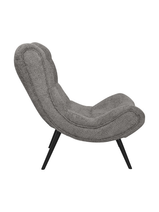 Brym Fotoliu Relax Cu Taburet Gri 97x80x100cm