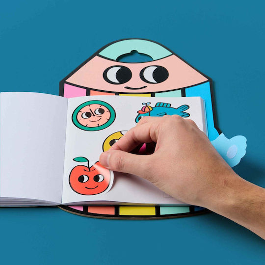 Omy Geometric Shape Stickers with Activity Booklet for Children 3+ Years