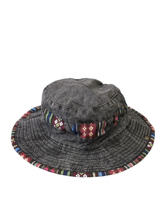 DENIA ACCESSORIES Pălărie Textilă Pentru Bărbați Stil Safari Gri