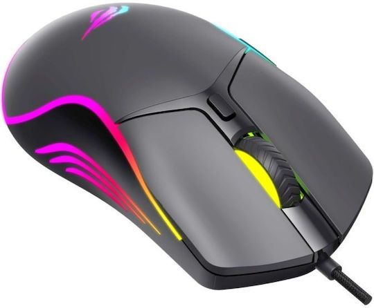 Havit MS1038 RGB Gaming Ποντίκι 8000 DPI Μαύρο