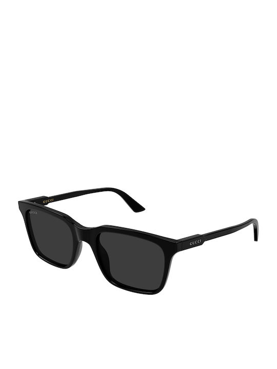 Gucci Unisex Sunglasses With Black Horn-Rimmed Frame And Grey Lens GG2114S 001