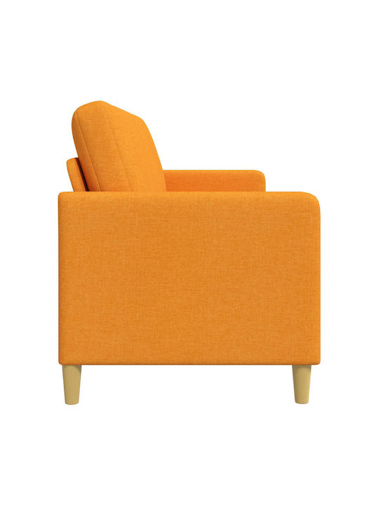 Three-Seater Couch with Storage Space Dark Yellow 172x78x87cm