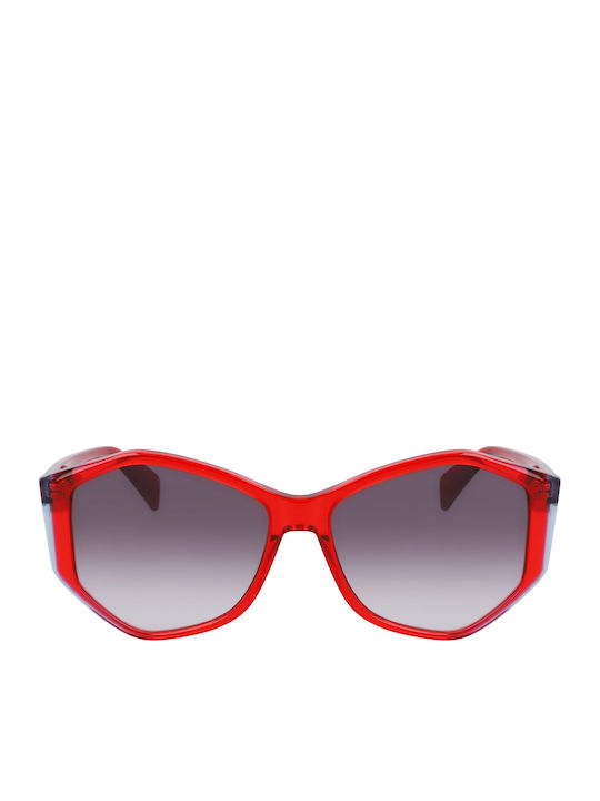Liu Jo Sunglasses Red with Horn-Rimmed Frame Liu Jo Sunglasses Red with Horn-Rimmed Frame