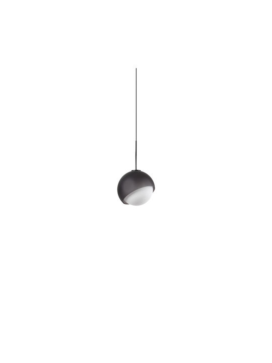Ideal Lux Sp1 Pendant Light Black 12x12cm