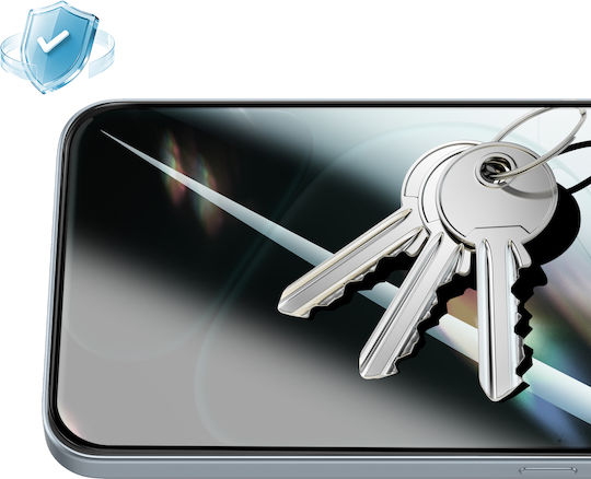 Avizar Закалено Стъкло Oppo A6 Pro Privacy Филтър Прозрачен Черен