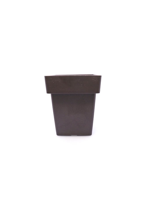 Et Plast Αναΐς Γλάστρα Πλαστική Μπρονζε 15x15x18εκ.