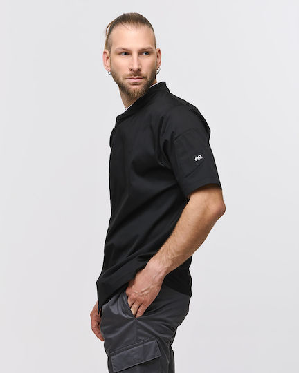 Ayo Haina Bucătar Unisex Negru cu Mâneci scurte Dennis