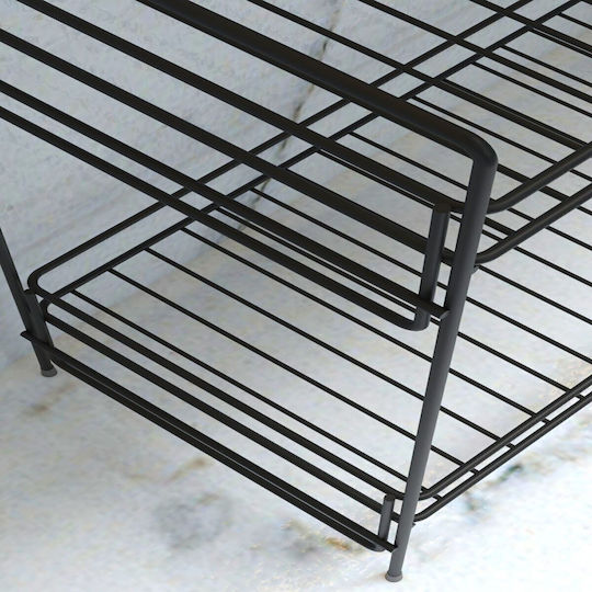 Femmit Femmit Metallische Küchenorganisationsständer 35x15cm Schwarze