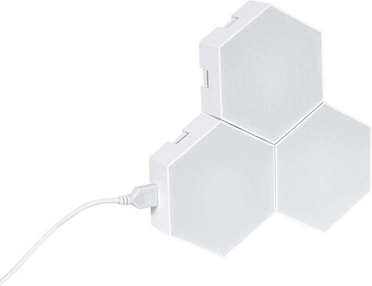 GloboStar Decorative Lighting LED RGB 3pcs 10.5x10.5x3cm