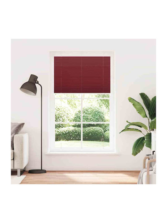 vidaXL Rollos Partieller Blackout Burgundisch P120xH200cm 4015266