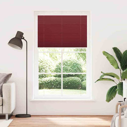 vidaXL Roller Blinds Partial Blackout Burgundy W120xH200cm 4015266