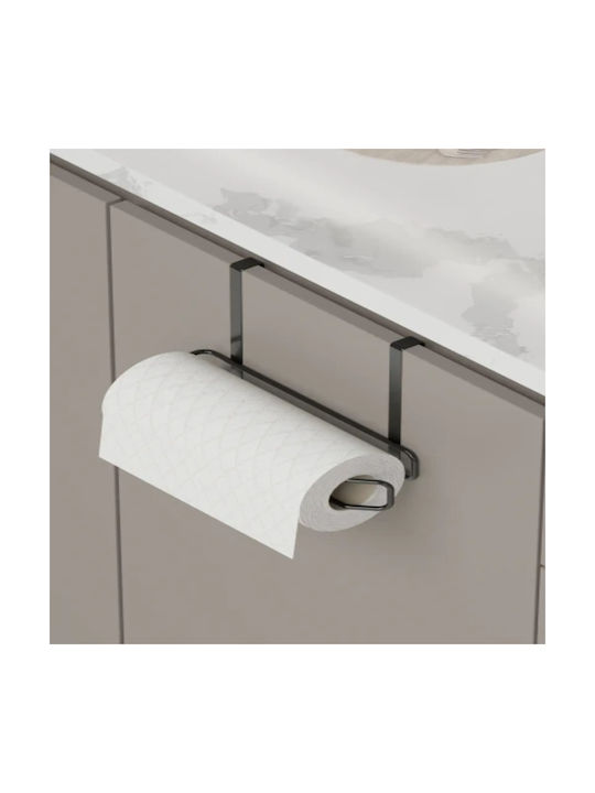Femmit Metallic Hanging Paper Towel Holder Black 24×16 Cm