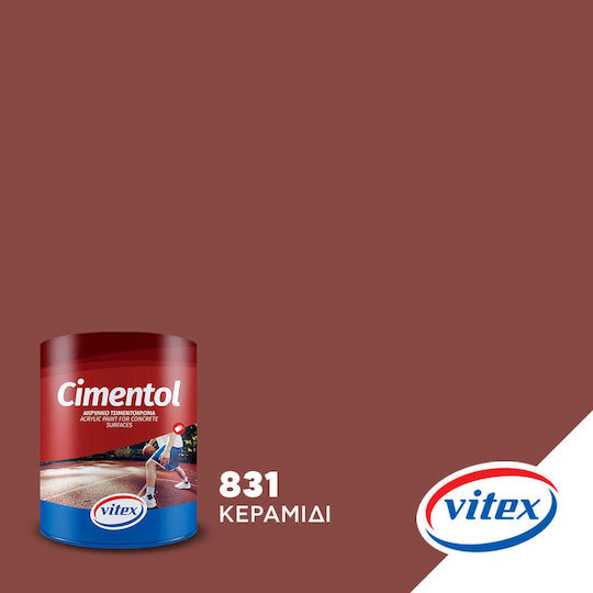 Vitex Cimentol Τσιμεντόχρωμα Ακρυλικό Κεραμιδί 2.5lt