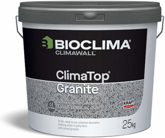 Bioclima Χρώμα Διακοσμητικό Ακρυλικό Λευκό 25kg