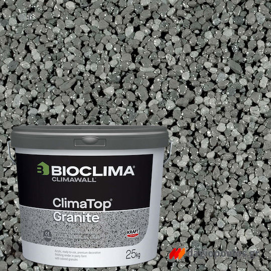 Bioclima Climatop Granite Acrylic Paste Decorative Final Coating 25kg Bc300 Meteora Rock