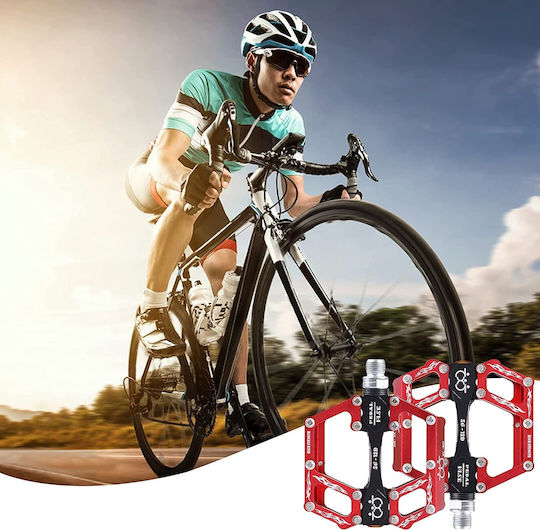 Rutschfeste Fahrradpedale Rote