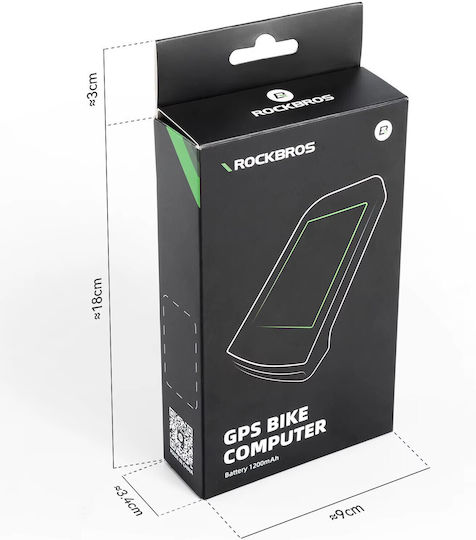 Rockbros Αδιάβροχο Ασύρματο GPS Ποδηλάτου