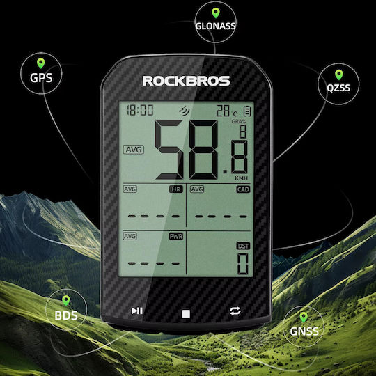 Rockbros Αδιάβροχο Ασύρματο GPS Ποδηλάτου