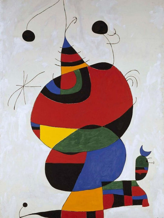 Τσάντα Tote Ανακυκλωμένη Joan Miro Woman Bird Star
