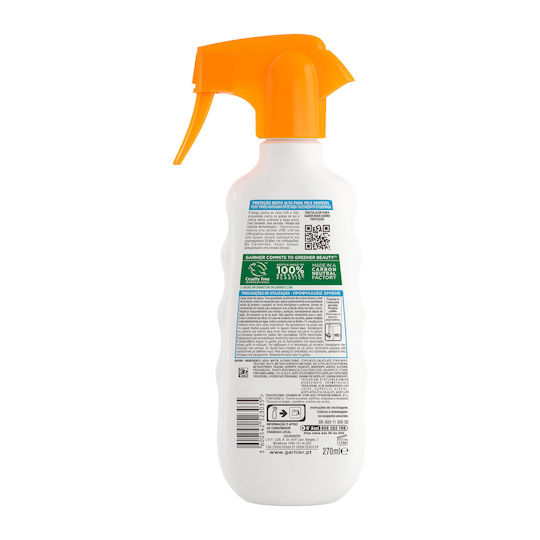 Garnier Ambre Solaire Sensitive Advanced Ceramide Protect Hypoallergenic Αντηλιακή Κρέμα Σώματος SPF50 σε Spray 270ml