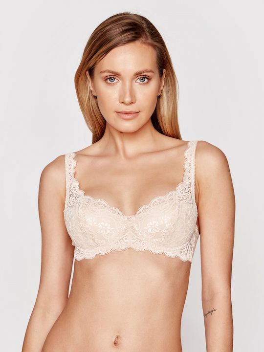 Amourette 300 WHP Μπεζ Σουτιέν με Ελαφριά Ενίσχυση & Μπανέλες