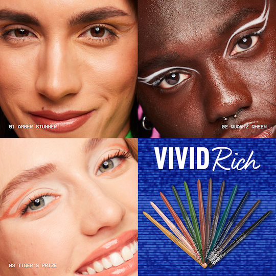 NYX Professional Makeup Vivid Rich Eye Pencil Sapphire Bling