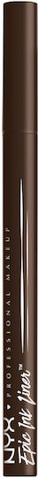 NYX Professional Makeup Epic Ink Waterproof & Long Stay Pen Eye Liner 03 Dark Chocolate 1ml