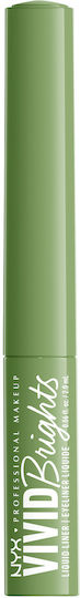 NYX Professional Makeup Vivid Brights Liquid Eye Liner 02 Chosted Green 2ml