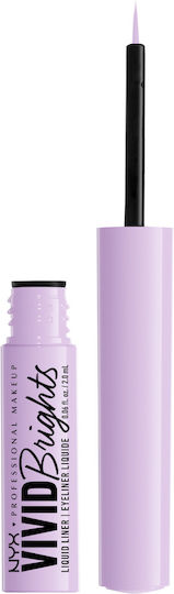 NYX Professional Makeup Vivid Brights Liquid Eye Liner 07 Lilac Link 2ml