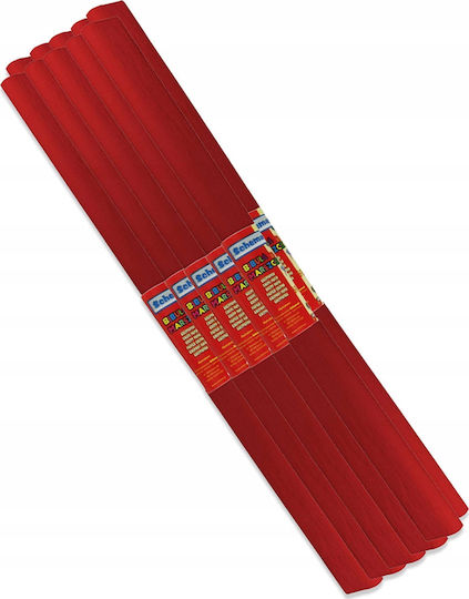 Schemat Corrugated Crepe Paper 08 Dark Red 10 Pieces
