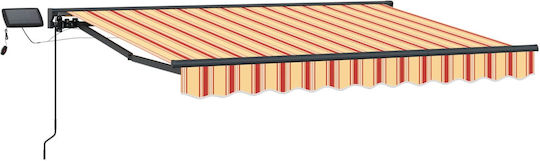 vidaXL Yellow Awning Frame