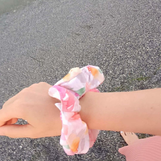Велурен Scrunchie Тъмносин