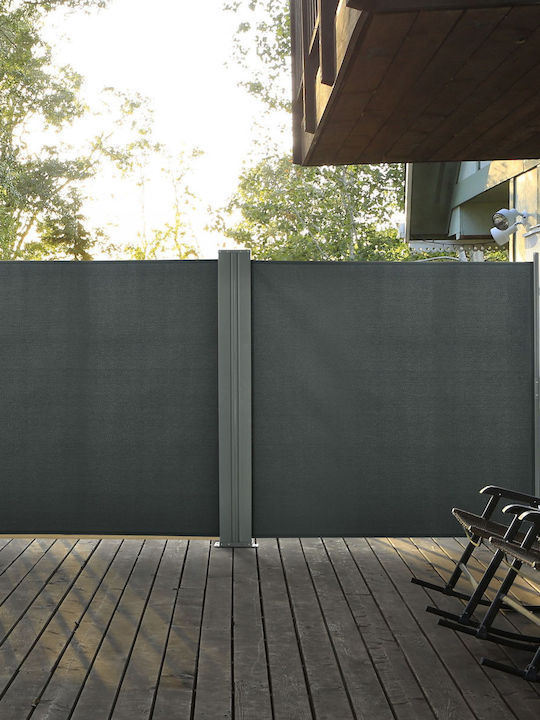 Outsunny Τέντα Βεράντας Γκρι 6x1.8m