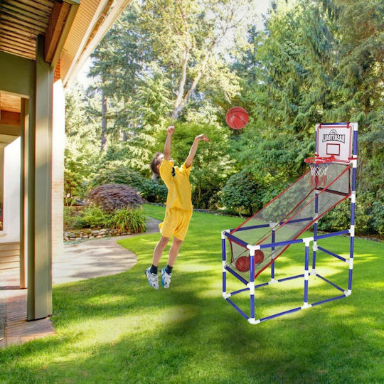 ikonka Kinder-Basketballkorb Innen mit Ständer und Ball