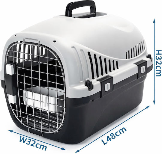 Nobleza Dog and Cat Carrying Bag Grey M48xP32xH32cm