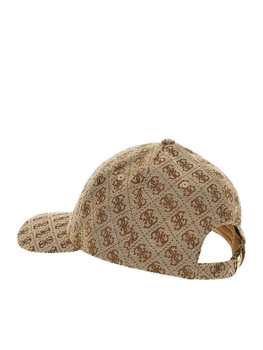 Guess Katya 4g Logo Καπέλο Strapback Aw5368pol01 Ltl Καφέ